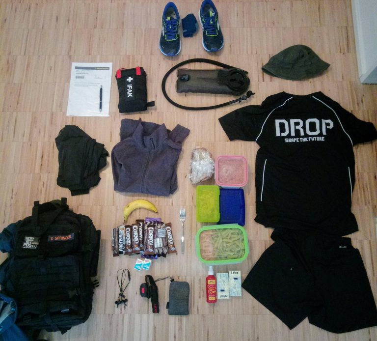 My gear at the Mammutmarsch